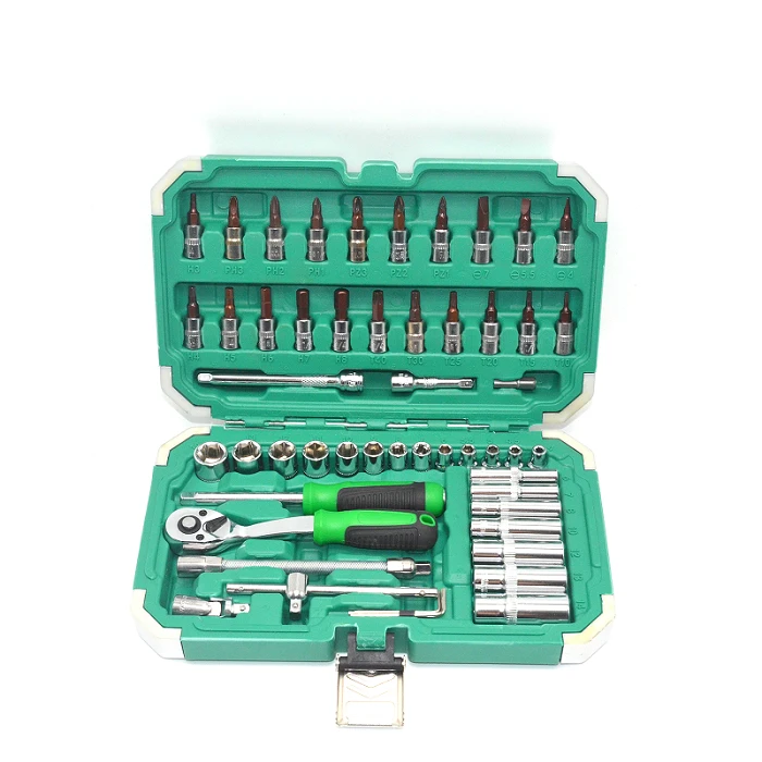 73170 53‑Pcs Tools Set, Green Edge‑wrap Case, New‑style Handle 73170 53‑Pcs Tools Set, Green Edge‑wrap Case, New‑style Handle